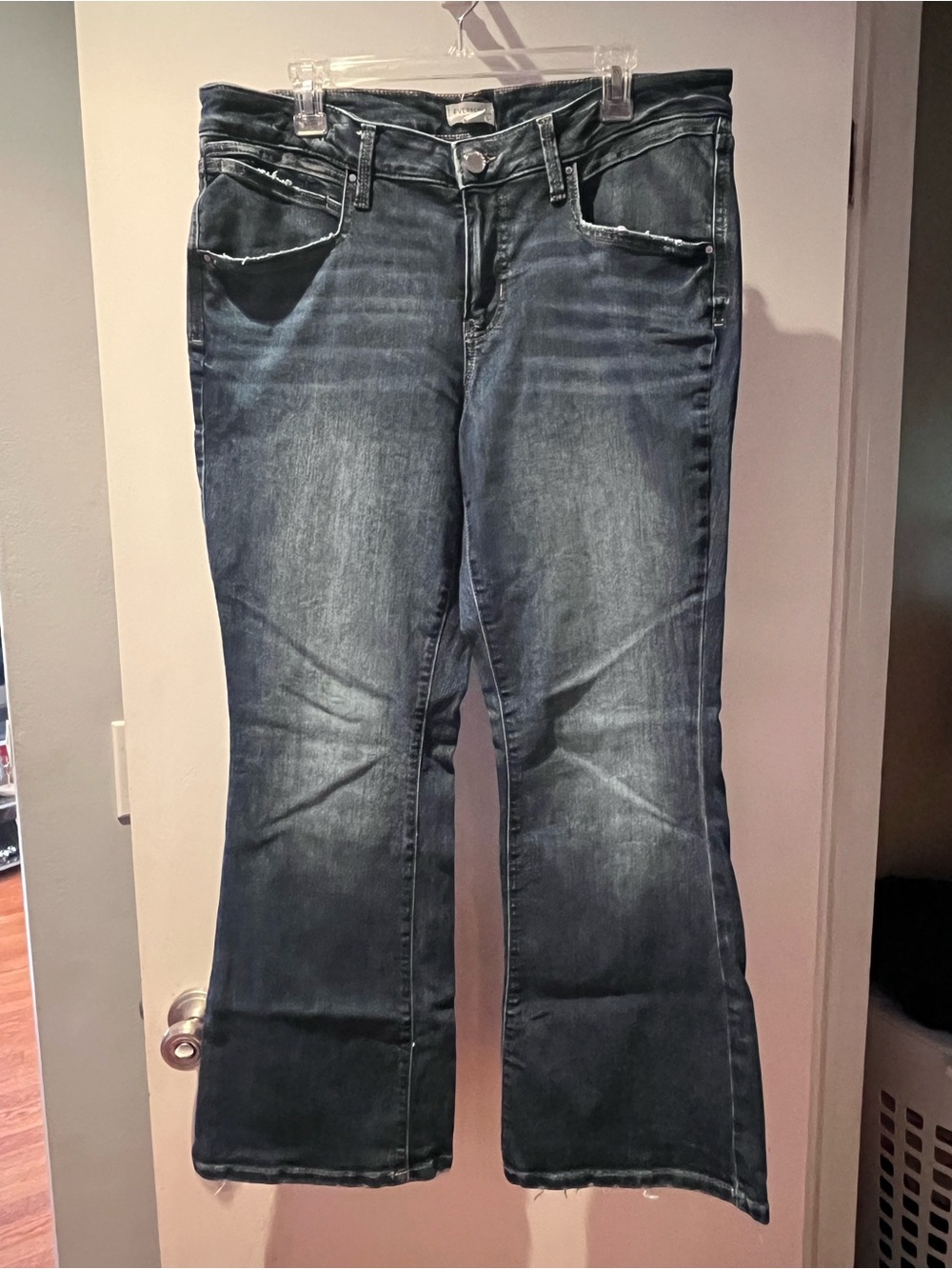 Women’s Dark Wash Bootcut Jeans - Blue